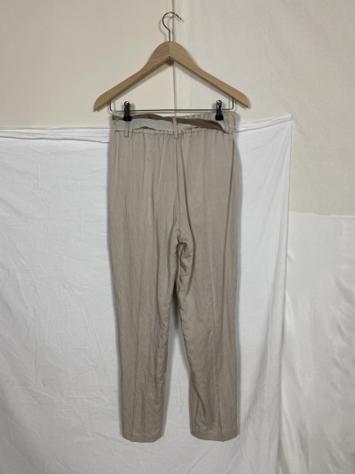 Pantalone raso washed vita ela Ghiaccio