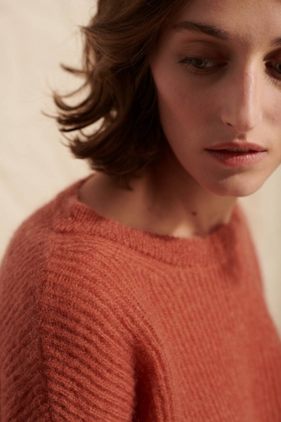 Mohair Sweater  Brick 