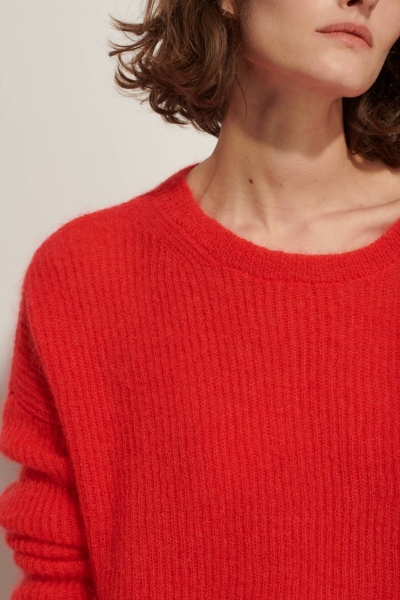 Mohair Sweater  Rood 