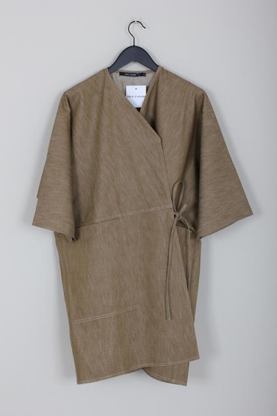 Kimono wrap coat Algue