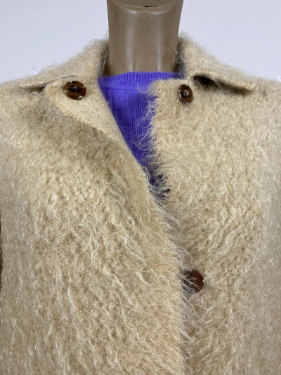 Cappotto Mohair Fur Egg