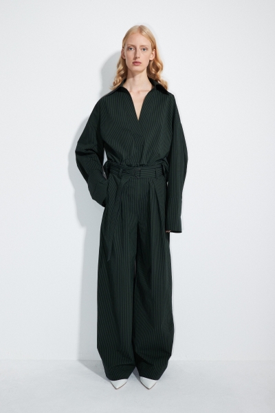  Navy/Green Stri