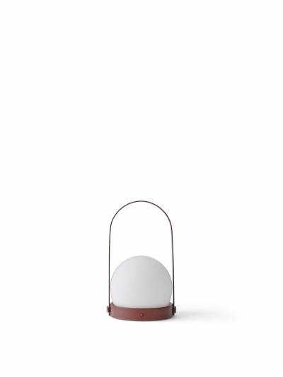 portable lamp Burned Red  
