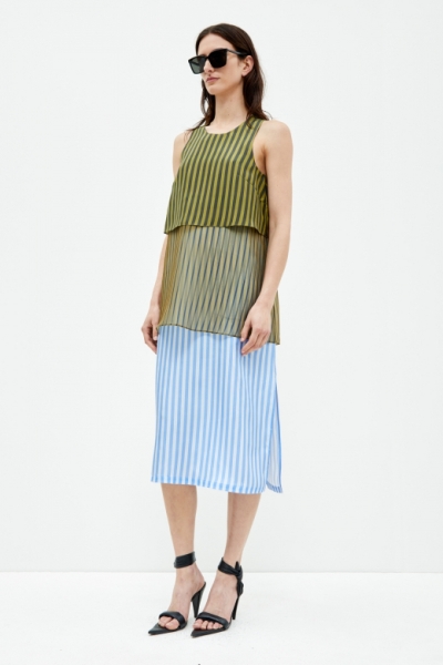 Khaki Black Blu