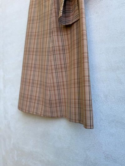 Tela Tartan Skirt Cammello